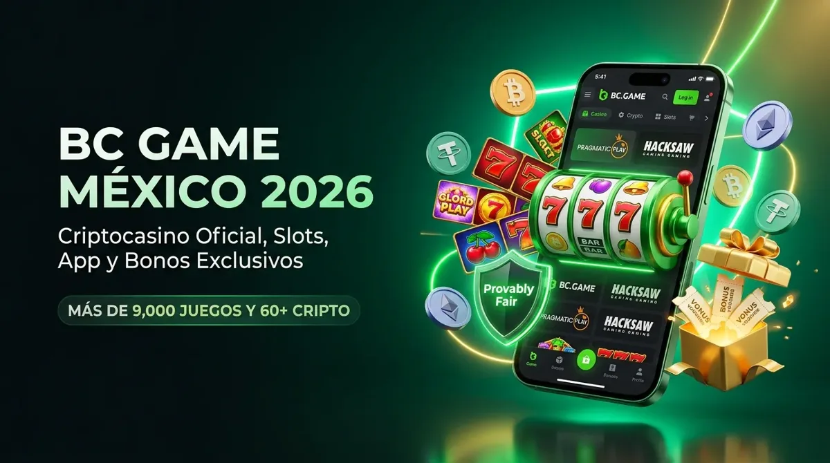 BC Game México 2026 – Criptocasino Oficial, Slots, App y Bonos Exclusivos
