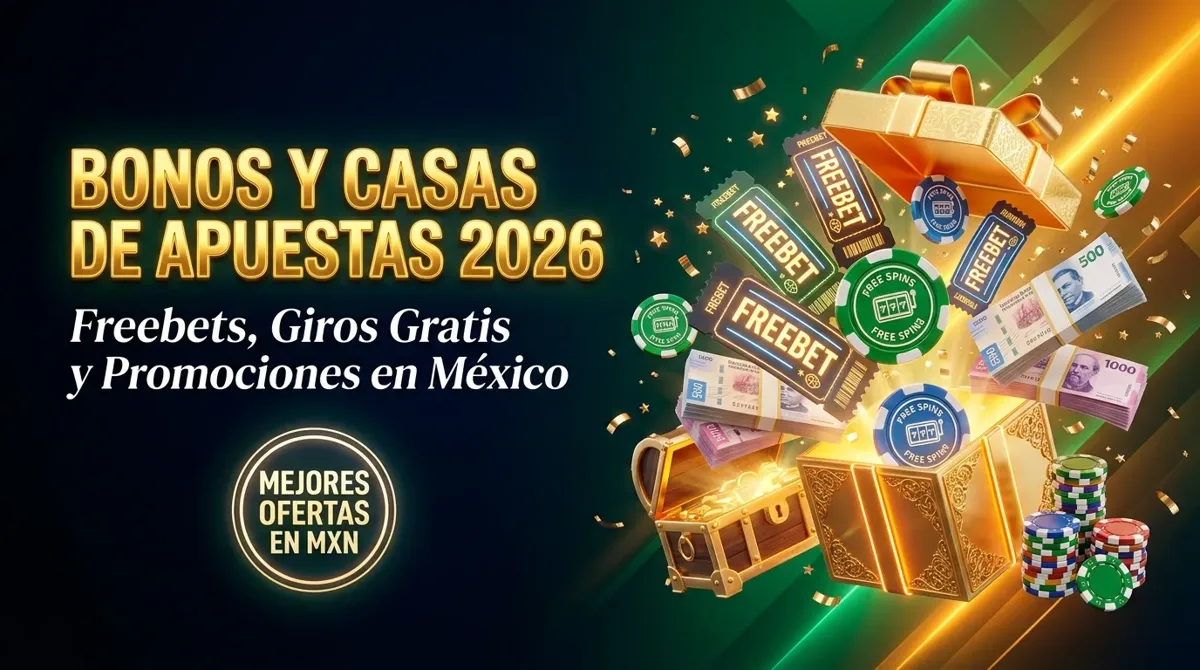 Bonos de Casino y Casas de Apuestas en México 2026 – Freebets y Promociones